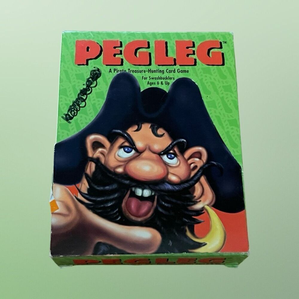 Vintage 1999 PEGLEG Pirate Treasure Hunting Game for Swashbucklers  COMPLETE